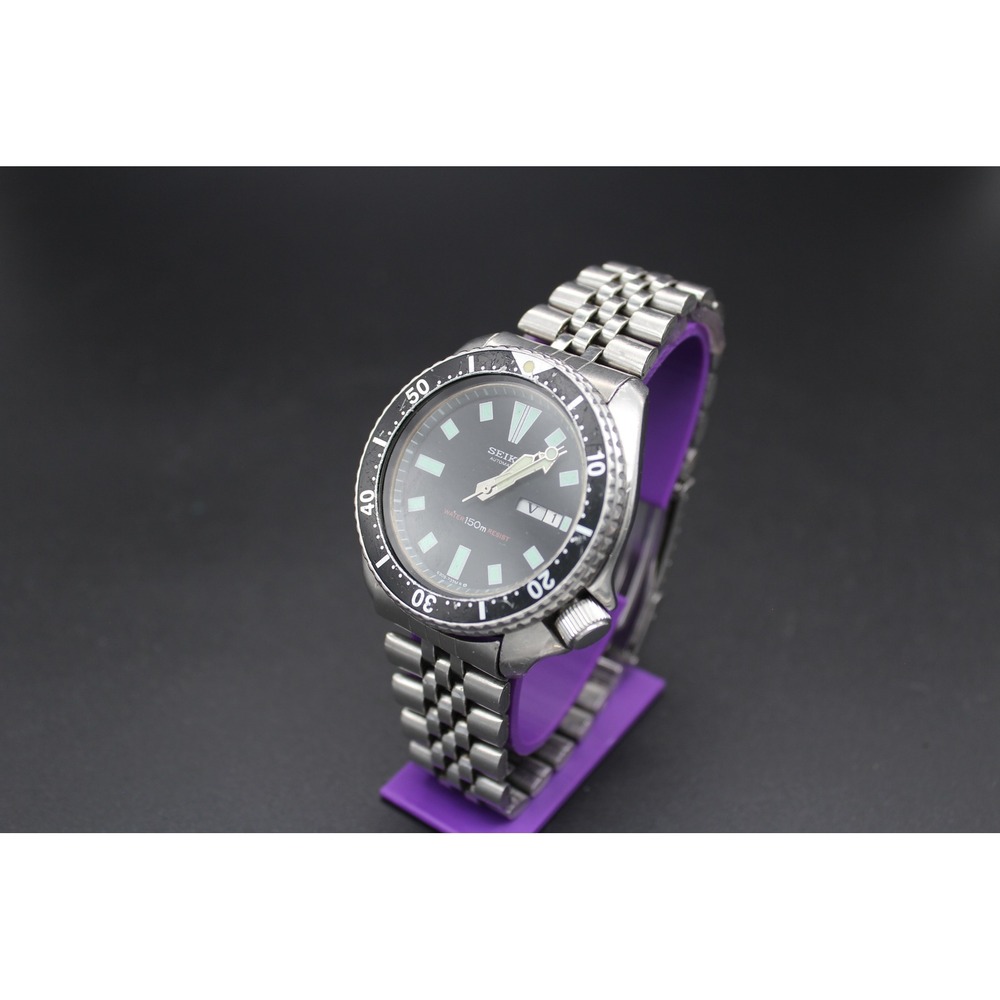 Vintage Seiko 6309-729A Automatic Diver 150m Serviced Full Bracelet